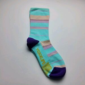 Voxx Life Stasis Neuro Socks Wellness Crew Stripes Size S (Women's 4-7)